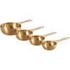 imageLe Creuset BatchBaking Measuring Cups Stainless Steel Set of 4 23 ampamp 34 ampamp 15 ampamp 2 cupsMeasuring Cups