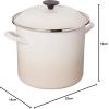 imageLe Creuset Enamel On Steel Stockpot 8 qt OysterMeringue