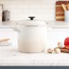 imageLe Creuset Enamel On Steel Stockpot 8 qt OysterMeringue