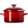 imageLe Creuset Enamel on Steel Traditional Petite Stockpot 38qt WhiteCerise