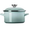 imageLe Creuset Enamel on Steel Traditional Petite Stockpot 38qt WhiteSea Salt