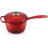 imageLe Creuset Enameled Cast Iron Signature Cookware Set 5 pc  WhiteCerise