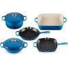 imageLe Creuset Enameled Cast Iron Signature Cookware Set 5 pc  WhiteMarseille