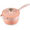 imageLe Creuset Enameled Cast Iron Signature Cookware Set 5 pc  WhitePeche