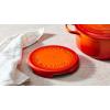 imageLe Creuset Enameled Cast Iron Signature Trivet 88quot Cerise
