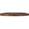imageLe Creuset Magnetic Wooden Trivet Acacia Wood with Black Silicone Rings