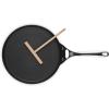 imageLe Creuset Toughened Nonstick PRO Crepe Pan with Rateau 11quotCrepe Pan