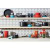 imageLe Creuset Toughened Nonstick PRO Shallow CasseroleBraiser with Glass Lid 4 qt Gray