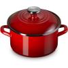 imageLe Creuset Enamel on Steel Traditional Petite Stockpot 38qt WhiteCerise