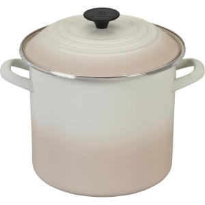 imageLe Creuset Enamel On Steel Stockpot 8 qt OysterMeringue