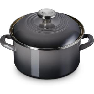 imageLe Creuset Enamel on Steel Traditional Petite Stockpot 38qt WhiteOyster