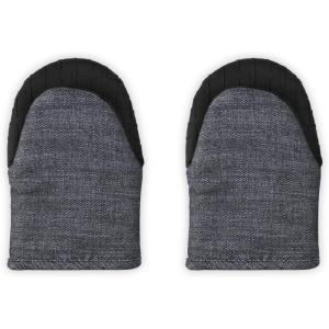 imageLe Creuset Set of 2 Mini Oven Mitts 8quot SableNoir