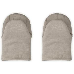 imageLe Creuset Set of 2 Mini Oven Mitts 8quot SableSable