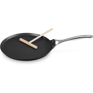 imageLe Creuset Toughened Nonstick PRO Crepe Pan with Rateau 11quotCrepe Pan