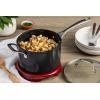 imageLe Creuset Essential Nonstick Ceramic Saucepan with Glass Lid 4 qt