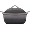 imageLe Creuset Heritage Stoneware Deep Baker with Lid 45 qt WhiteOyster