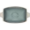 imageLe Creuset Heritage Stoneware Deep Baker with Lid 45 qt WhiteSea Salt