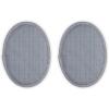imageLe Creuset Set of 2 Silicone Pot Grips NoirCharbon