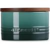 imageLe Creuset Signature Salt Cellar and Storage Canister with Wood Lid 12 qt WhiteArtichaut