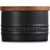 imageLe Creuset Signature Salt Cellar and Storage Canister with Wood Lid 12 qt WhiteLicorice