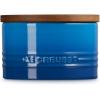 imageLe Creuset Signature Salt Cellar and Storage Canister with Wood Lid 12 qt WhiteMarseille