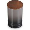 imageLe Creuset Signature Salt Cellar and Storage Canister with Wood Lid 12 qt WhiteOyster