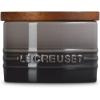 imageLe Creuset Signature Salt Cellar and Storage Canister with Wood Lid 12 qt WhiteOyster