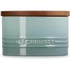 imageLe Creuset Signature Salt Cellar and Storage Canister with Wood Lid 12 qt WhiteSea Salt