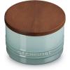 imageLe Creuset Signature Salt Cellar and Storage Canister with Wood Lid 12 qt WhiteSea Salt