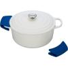 imageLe Creuset Silicone Set of 2 Handle Grips 5quot x 2 12quot each CeriseMarseille