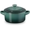 imageLe Creuset Stoneware Mini Round Cocotte 14 oz WhiteArtichaut