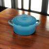 imageLe Creuset Stoneware Mini Round Cocotte 14 oz WhiteCaribbean