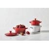 imageLe Creuset Stoneware Mini Round Cocotte 14 oz WhiteCerise
