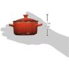 imageLe Creuset Stoneware Mini Round Cocotte 14 oz WhiteCerise