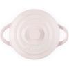 imageLe Creuset Stoneware Mini Round Cocotte 14 oz WhiteChiffon Pink