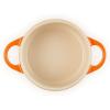 imageLe Creuset Stoneware Mini Round Cocotte 14 oz WhiteFlame