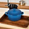 imageLe Creuset Stoneware Mini Round Cocotte 14 oz WhiteMarseille
