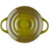 imageLe Creuset Stoneware Mini Round Cocotte 14 oz WhiteOlive