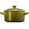 imageLe Creuset Stoneware Mini Round Cocotte 14 oz WhiteOlive