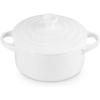 imageLe Creuset Stoneware Mini Round Cocotte 14 oz WhiteOyster