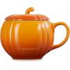 imageLe Creuset Stoneware Pumpkin Mug with Lid 14 oz PersimmonPersimmon