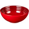 imageLe Creuset Stoneware Set of 4 Soup Bowls 22 oz 625quot each WhiteCerise