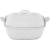 imageLe Creuset Heritage Stoneware Deep Baker with Lid 45 qt WhiteWhite