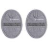 imageLe Creuset Set of 2 Silicone Pot Grips NoirCharbon