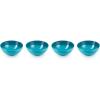 imageLe Creuset Stoneware Set of 4 Soup Bowls 22 oz 625quot each WhiteCaribbean