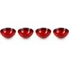 imageLe Creuset Stoneware Set of 4 Soup Bowls 22 oz 625quot each WhiteCerise