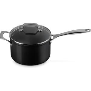 imageLe Creuset Essential Nonstick Ceramic Saucepan with Glass Lid 4 qt