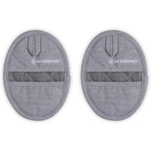 imageLe Creuset Set of 2 Silicone Pot Grips NoirCharbon
