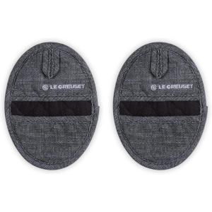 imageLe Creuset Set of 2 Silicone Pot Grips NoirNoir