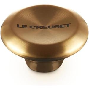 imageLe Creuset Signature Stainless Steel Knob LargeGold